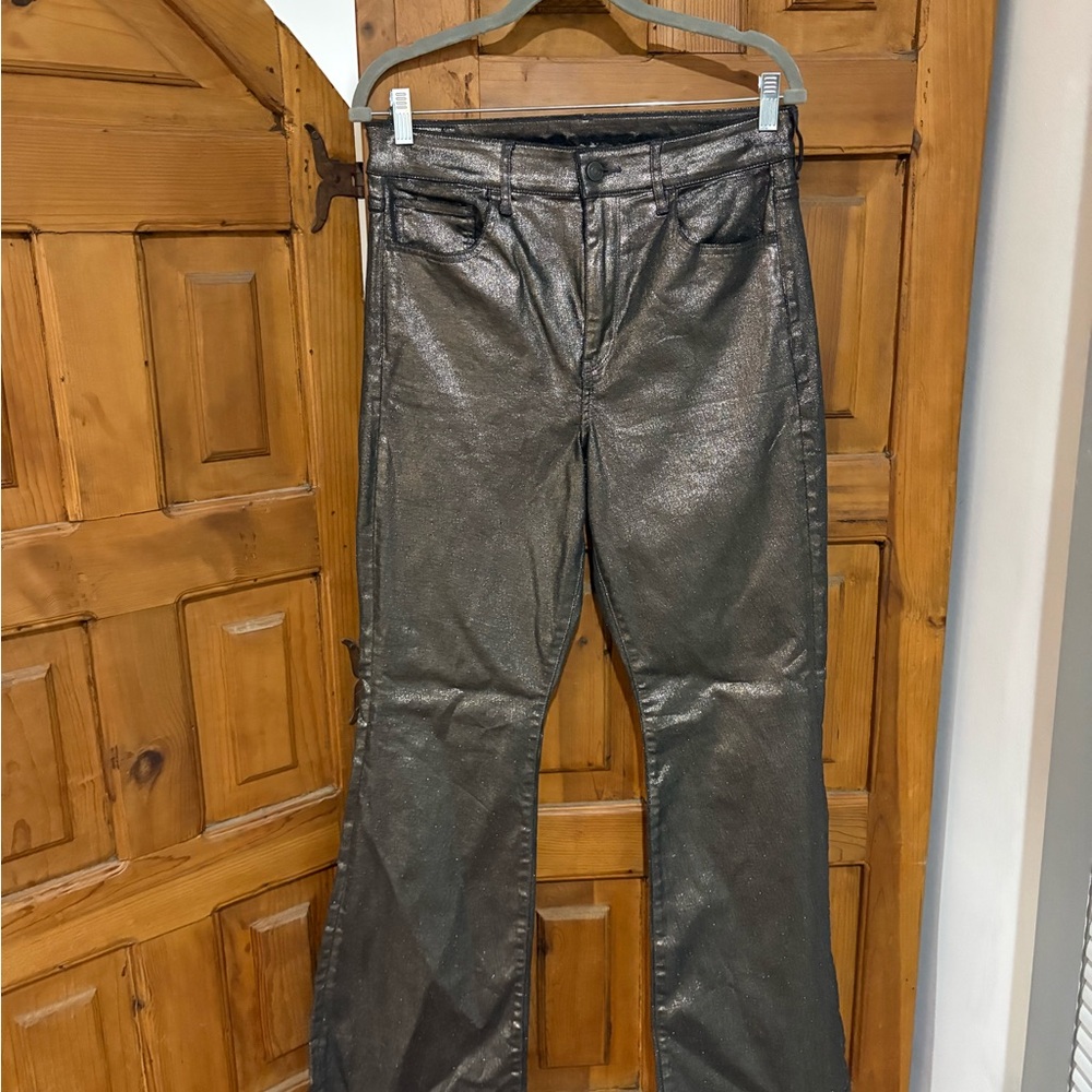 American Eagle Outfitters Black and Gray Pants